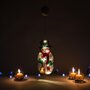 Voir la diapositive 5 : WERKAPRO Bonhomme de neige lumineux 10LED  13,3 x 25 x 2,6 cm