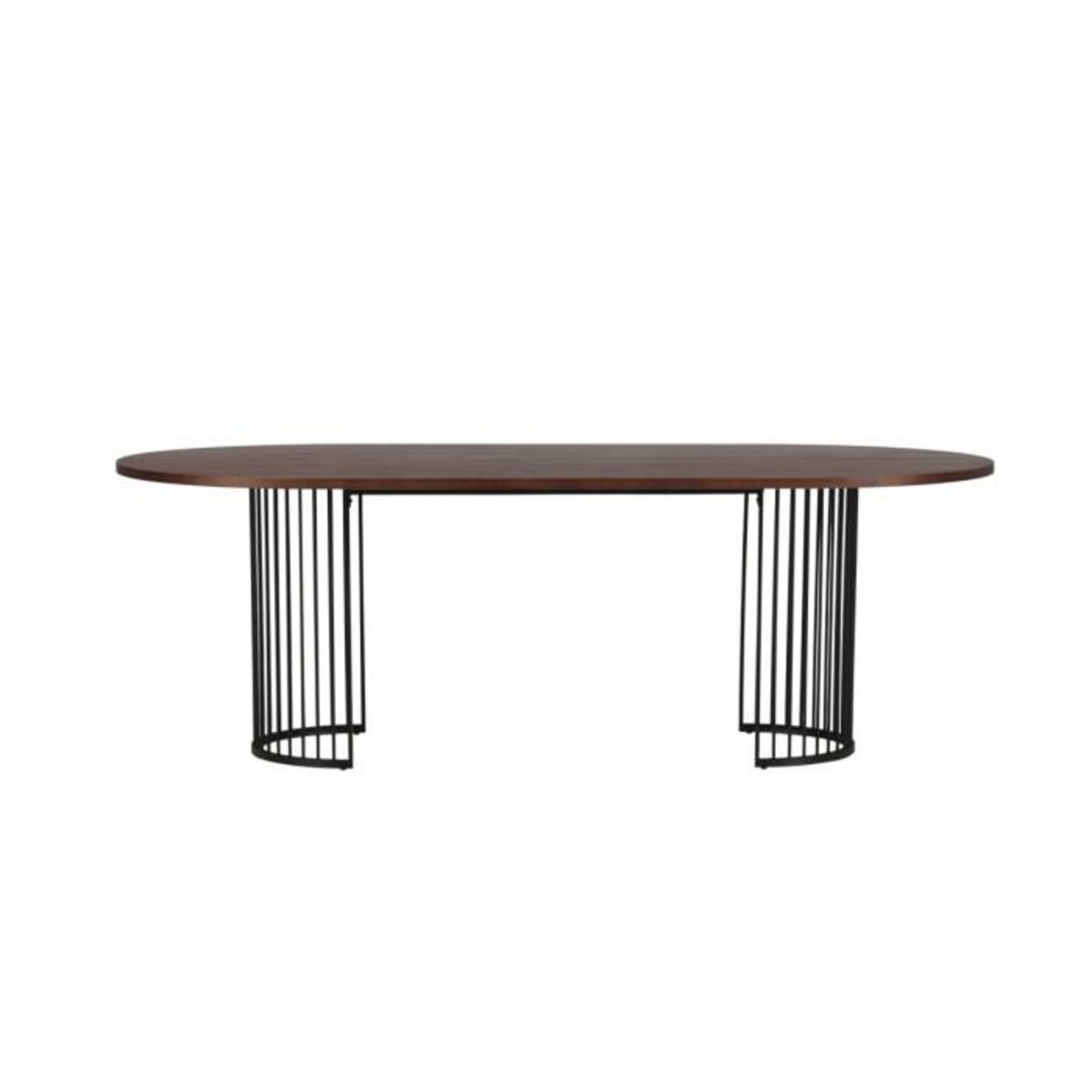 Paris Prix Table à Manger Ovale  Hamneskär  220cm Noyer