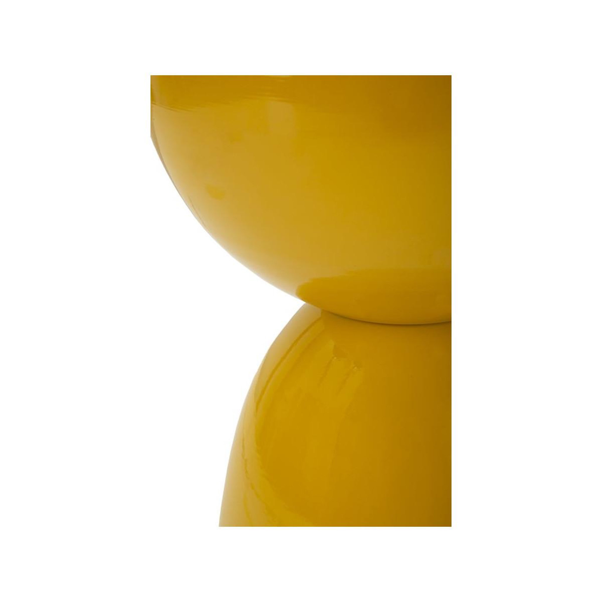 Voir la diapositive 3 : Paris Prix Table d'appoint en métal  yao  46cm jaune moutarde