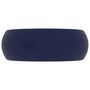 Voir la diapositive 4 : VIDAXL Lavabo rond de luxe Bleu fonce mat 40x15 cm Ceramique