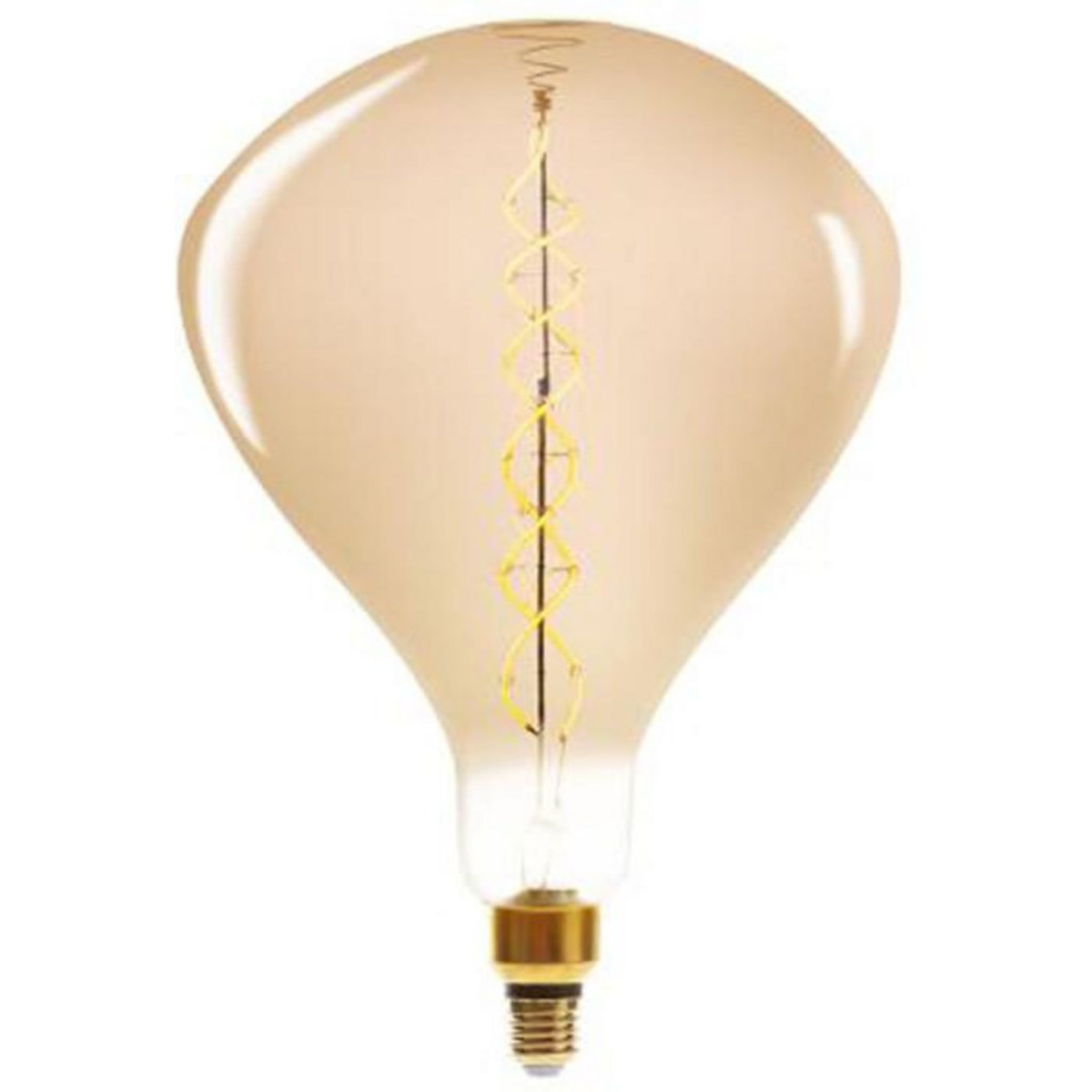 ATMOSPHERA Ampoule Led Torsadée  Palo  37cm Ambre