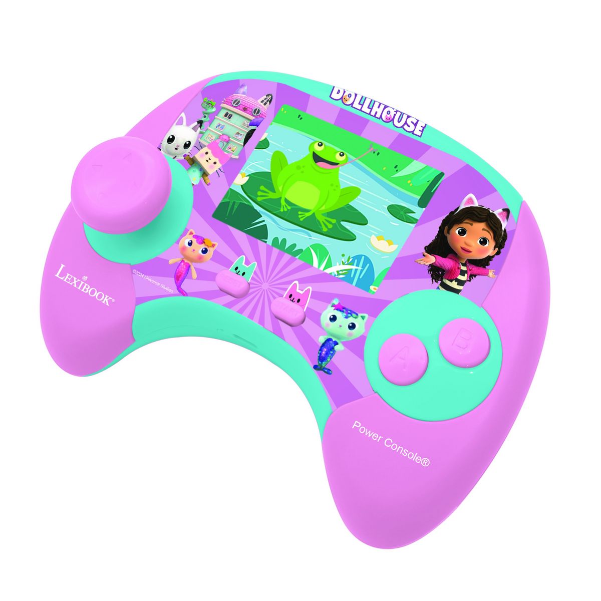 Lexibook Power Console Gabby et La Maison Magique de jeux éducative bilingue en français et anglais