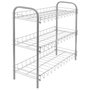 Voir la diapositive 2 : Metaltex Metaltex Etagere a chaussures a 3 niveaux Shoe 3 Gris argente