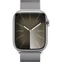 Voir la diapositive 2 : APPLE Montre connectée Serie 9 Cellular 45mm Acier/Argent Milanais Argent Loop