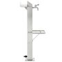 Voir la diapositive 2 : VIDAXL Colonne a eau de jardin carree Acier inoxydable 95 cm