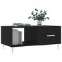 Voir la diapositive 3 : VIDAXL Table basse noir 90x50x40 cm bois d ingénierie