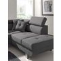 Voir la diapositive 5 : BEST MOBILIER Lisbona - canapé d'angle droit convertible - 5 places - avec têtières