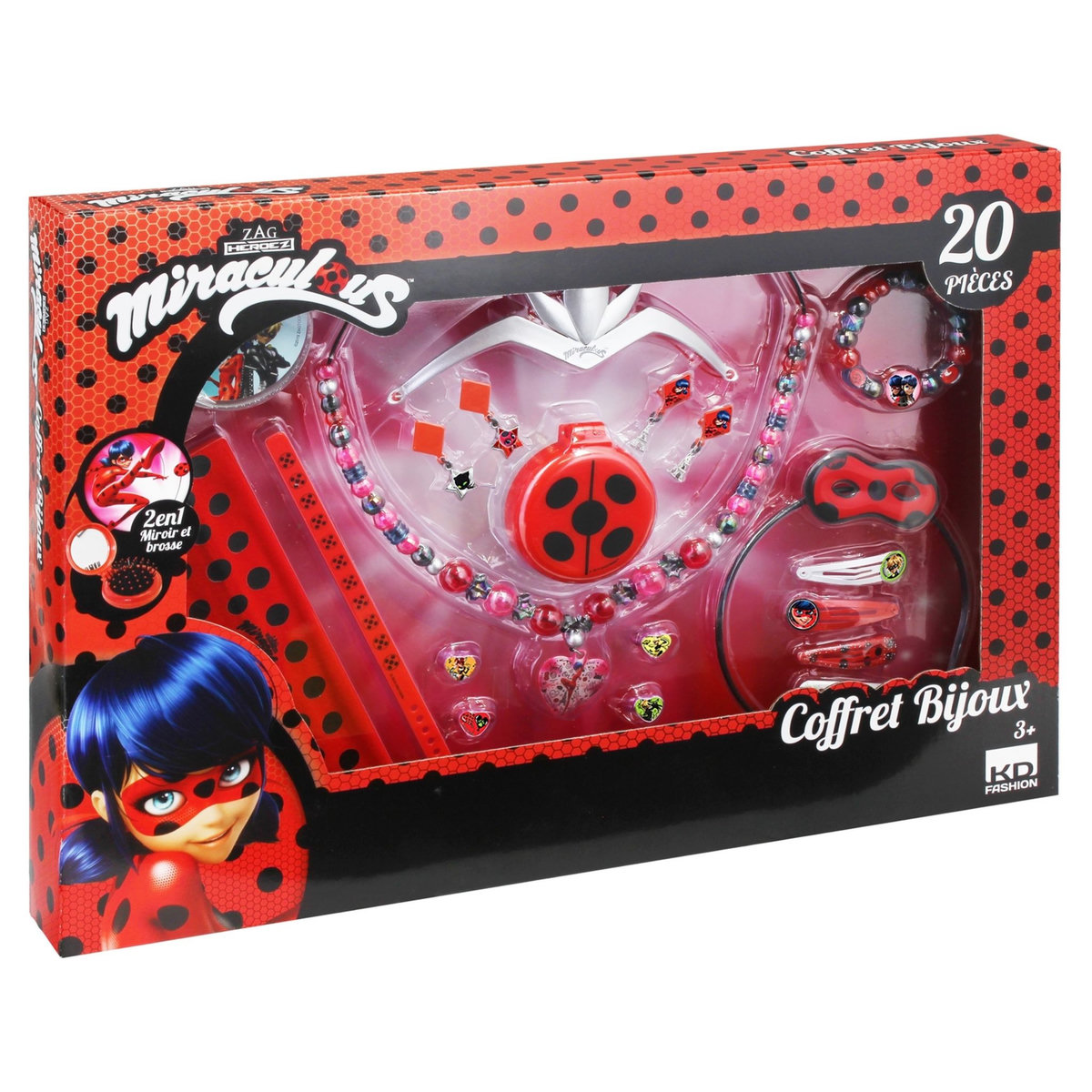 Coffret bijoux 20 pièces Miraculous