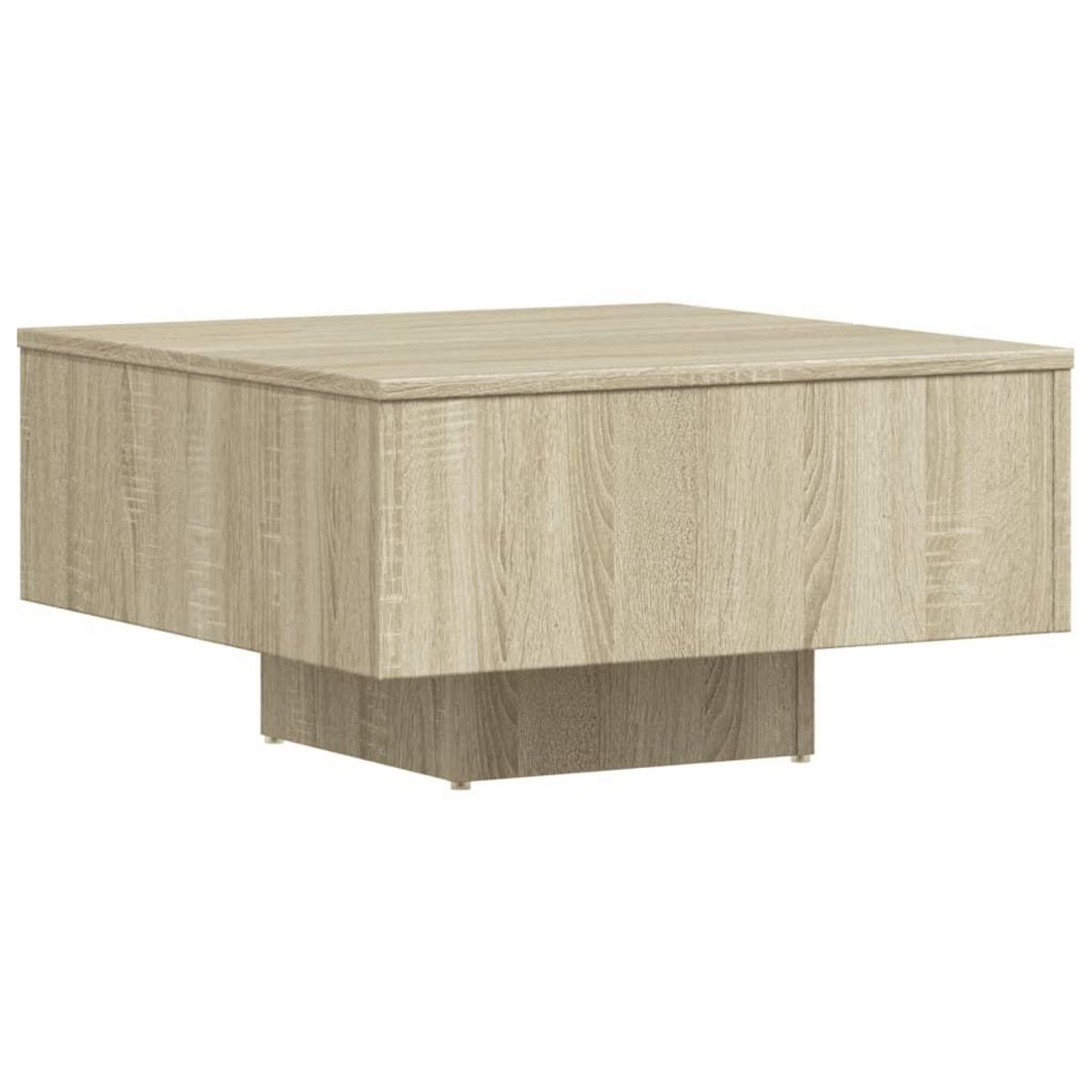 VIDAXL Table basse chene sonoma 60x60x31,5 cm bois d'ingenierie