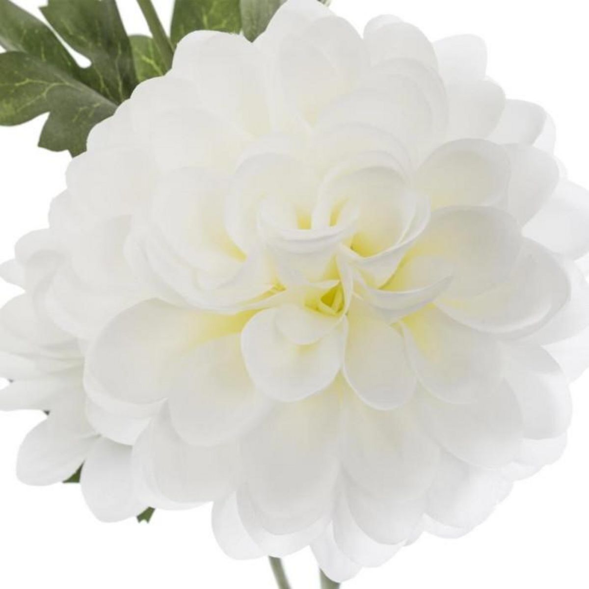 ATMOSPHERA Fleur Artificielle  Dahlia  62cm Blanc