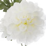 Voir la diapositive 2 : ATMOSPHERA Fleur Artificielle  Dahlia  62cm Blanc