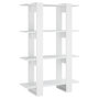 Voir la diapositive 2 : VIDAXL Bibliotheque/Separateur de piece Blanc 80x30x123,5 cm