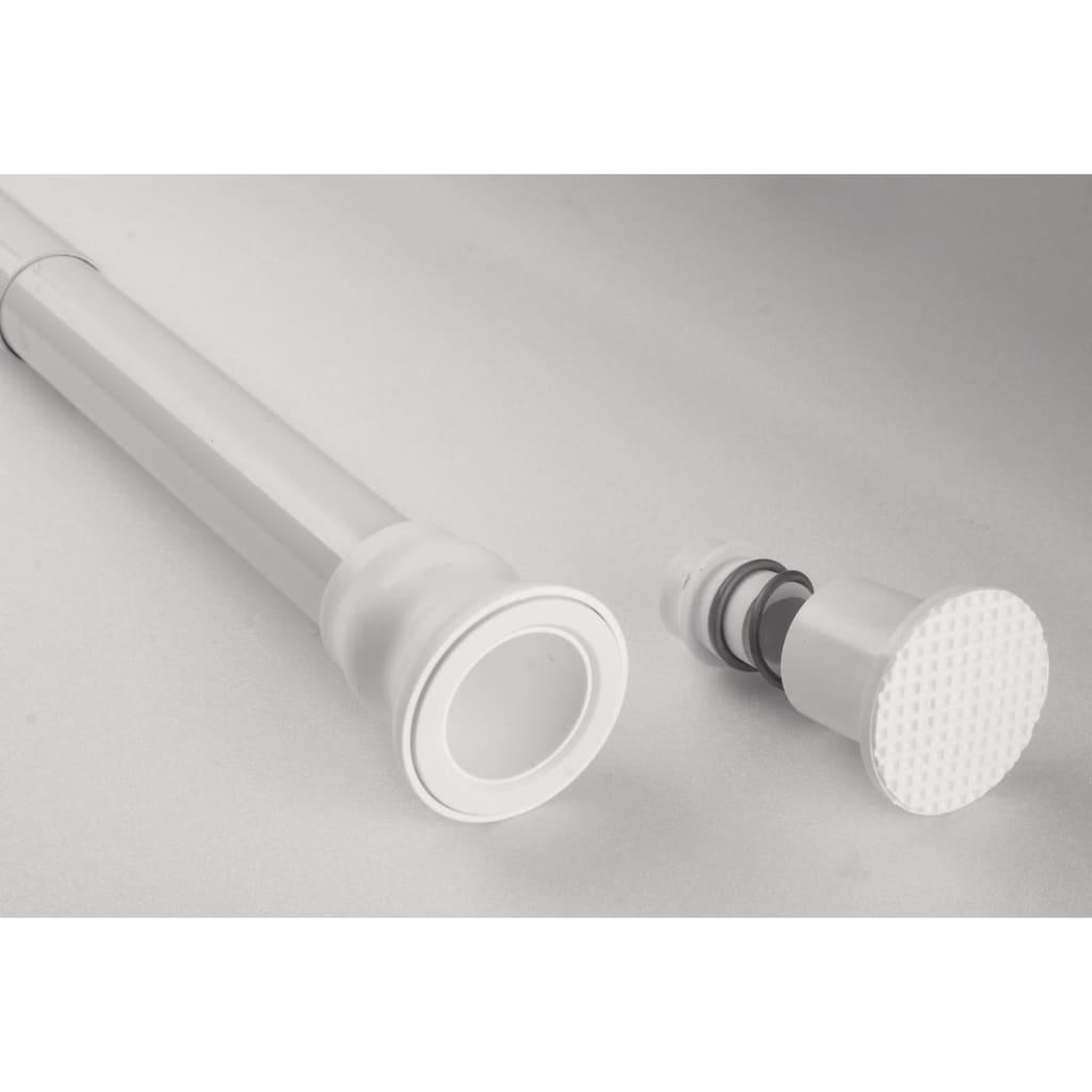 Voir la diapositive 3 : RIDDER RIDDER Tringle de rideau de douche telescopique 70-115 cm Blanc 55101