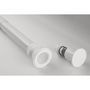 Voir la diapositive 3 : RIDDER RIDDER Tringle de rideau de douche telescopique 70-115 cm Blanc 55101