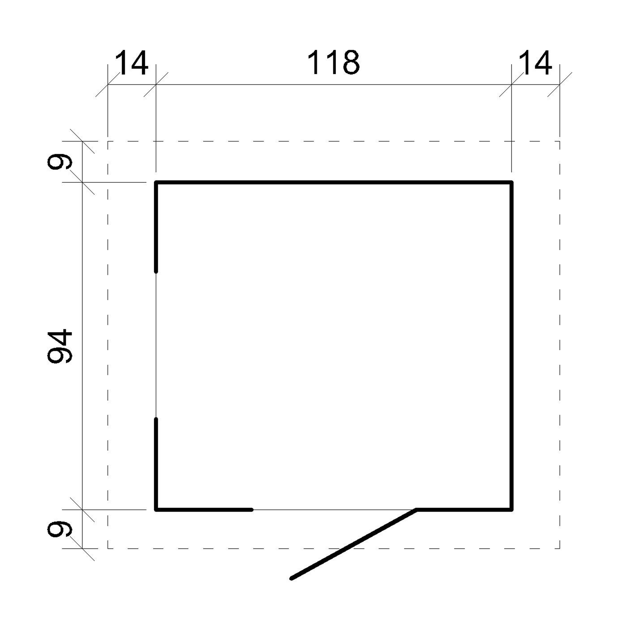 Voir la diapositive 5 : TIMBELA Maison en bois pour enfants sans plancher maison de jeux pour l'extérieur 112x146x145cm m505-1