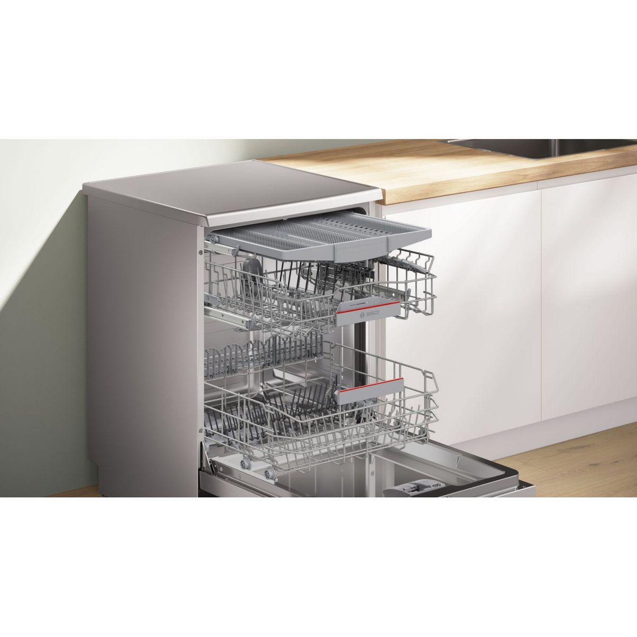 Voir la diapositive 3 : BOSCH Lave vaisselle 60 cm sms4eci28f série 4 serenity silence plus