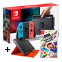 NINTENDO Console Nintendo Switch Joy-Con Néon + Super Mario Party + Powerbank avec étui de protection Nintendo Switch