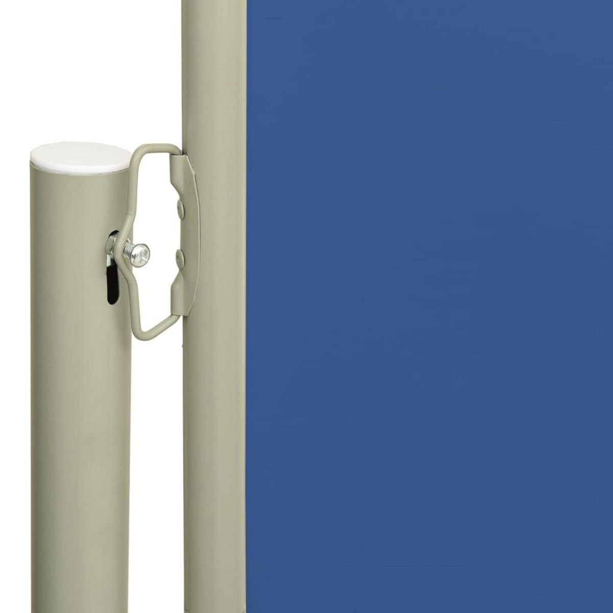 VIDAXL Auvent lateral retractable de patio 140x600 cm Bleu