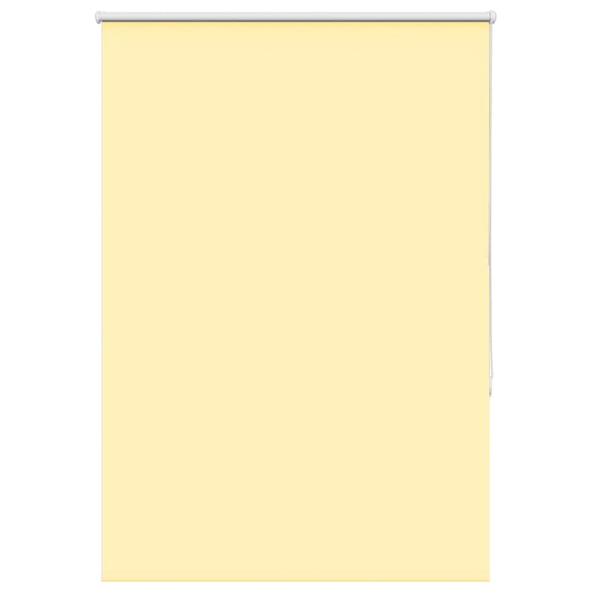 VIDAXL Store enrouleur occultant jaune largeur du tissu 100,7 cm