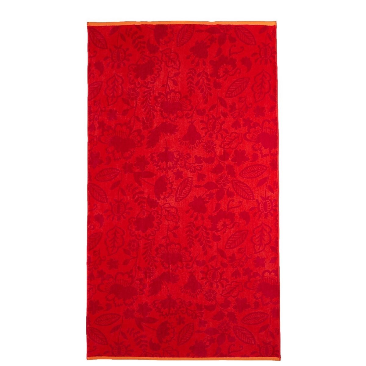 ACTUEL Drap de plage fantaisie en coton 420g/m² motifs fleurs SUMMER 