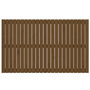 Voir la diapositive 4 : VIDAXL Tete de lit murale Marron miel 147x3x90 cm Bois massif de pin