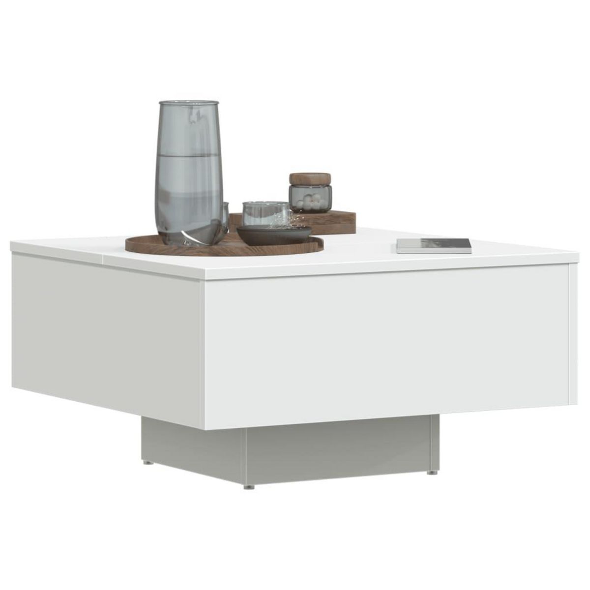 VIDAXL Table basse blanc 60x60x31,5 cm bois d'ingenierie