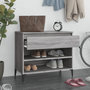 Voir la diapositive 3 : VIDAXL Armoire a chaussures Sonoma gris 70x36x60 cm Bois d'ingenierie