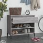 Voir la diapositive 3 : VIDAXL Armoire a chaussures Sonoma gris 70x36x60 cm Bois d'ingenierie