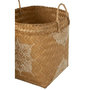 Voir la diapositive 4 : Paris Prix Lot de 3 Paniers en Bambou  Bali  50cm Naturel & Blanc