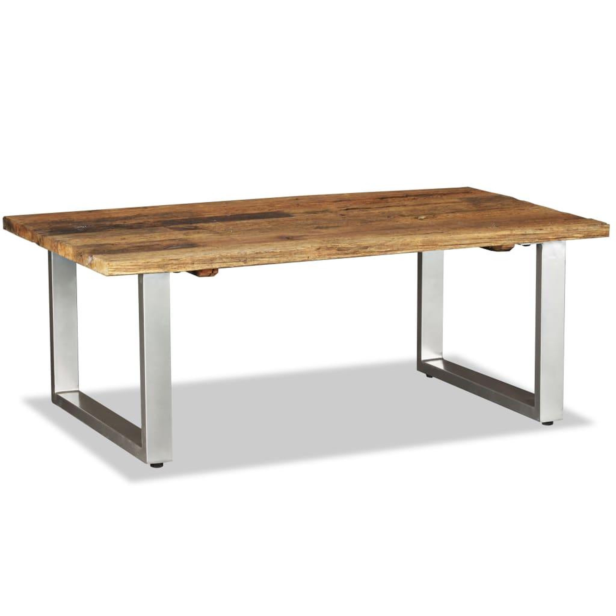 VIDAXL Table basse bois de recuperation massif 100x60x38 cm