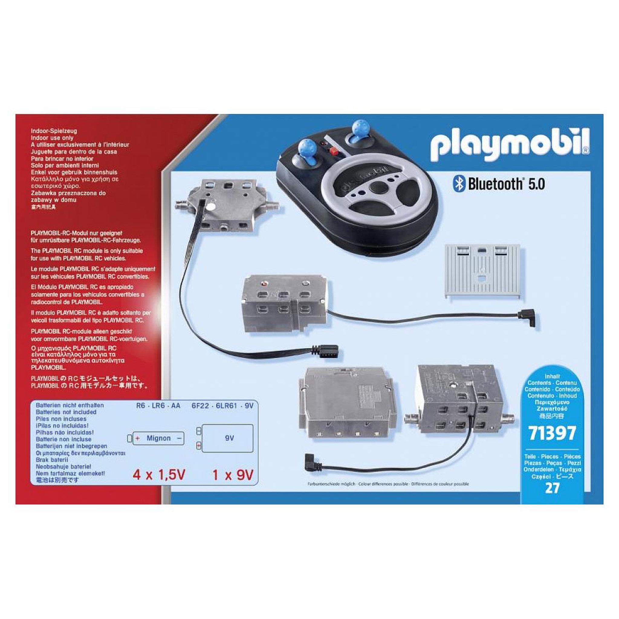 Voir la diapositive 2 : PLAYMOBIL 71397 Module de radiocommande RC