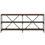 Voir la diapositive 4 : VIDAXL Table console chene marron 180x30x75 bois d'ingenierie et fer