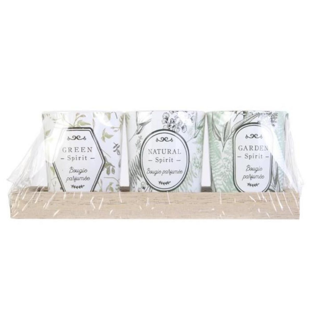 Paris Prix Lot de 3 Bougies Parfumées  Garden  5cm Fleurs de Coton