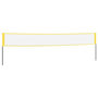 Voir la diapositive 1 : VIDAXL Filet de badminton jaune et noir 600x155 cm tissu PE