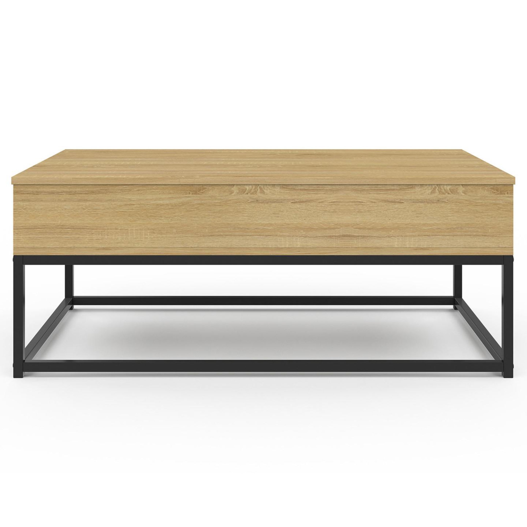 Voir la diapositive 3 : ID MARKET Table basse plateau relevable rectangulaire detroit design industriel