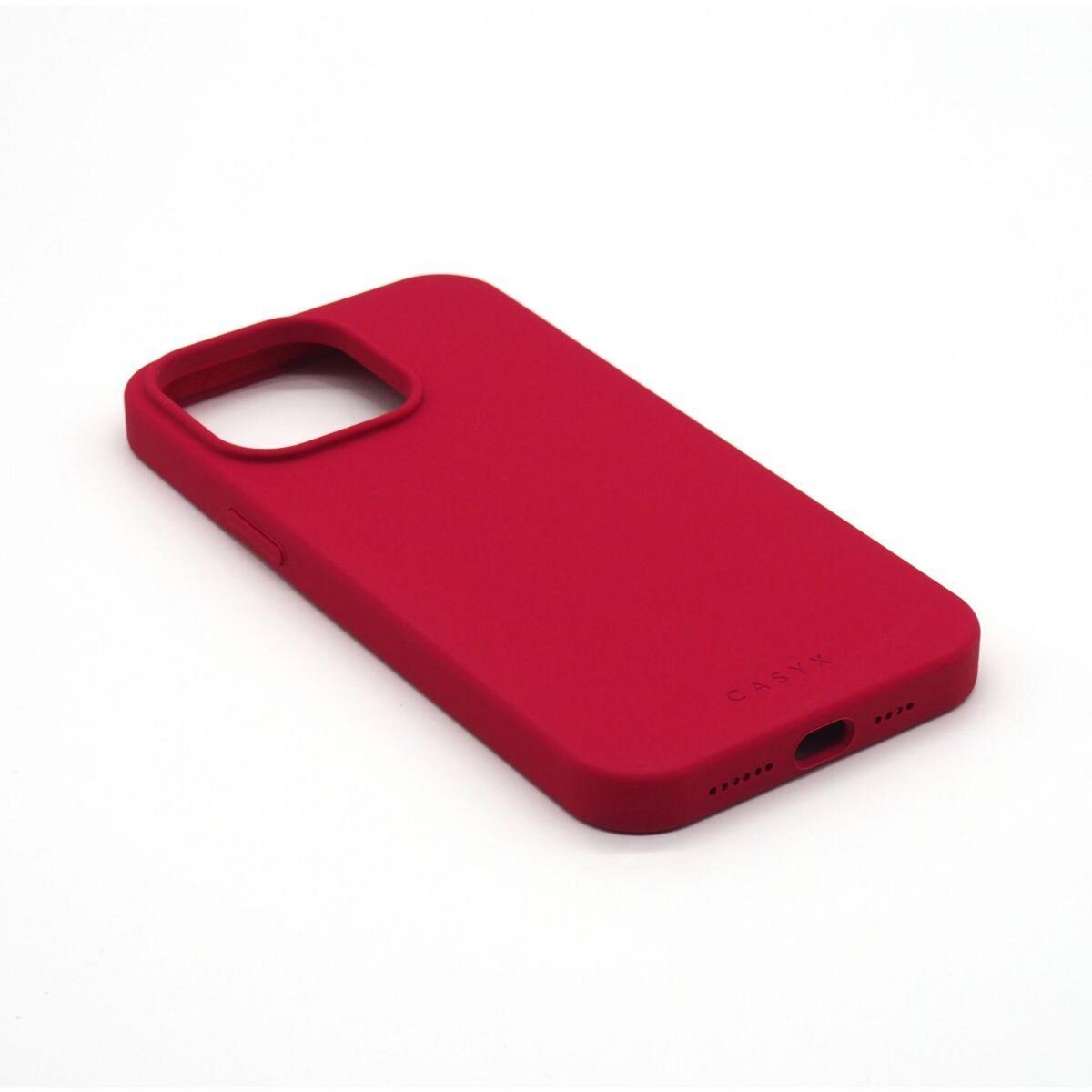 CASYX Coque iPhone 14 Plus silicone Rouge MagSaf