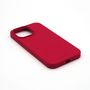 Voir la diapositive 2 : CASYX Coque iPhone 14 Plus silicone Rouge MagSaf