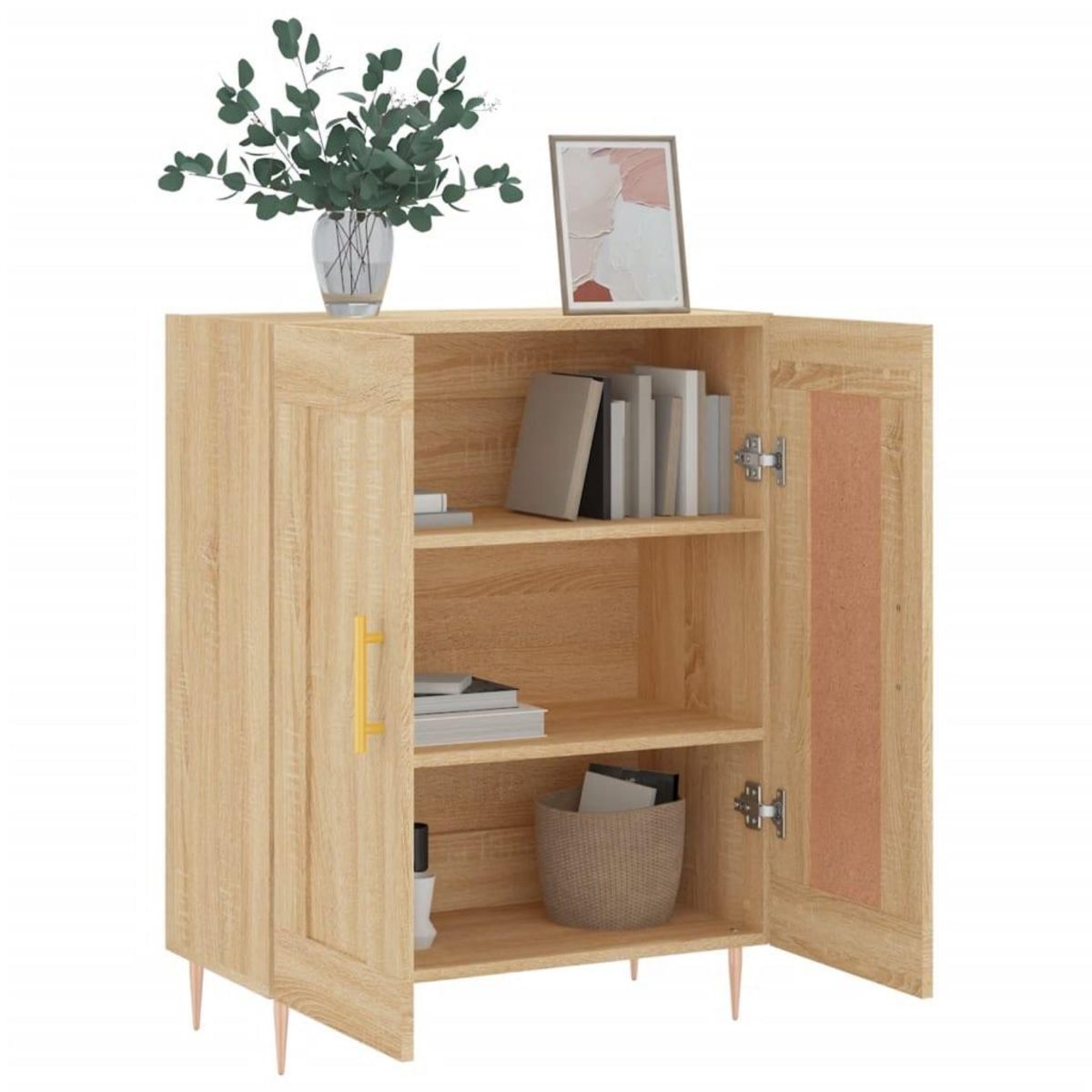 VIDAXL Buffet chene sonoma 69,5x34x90 cm bois d'ingenierie