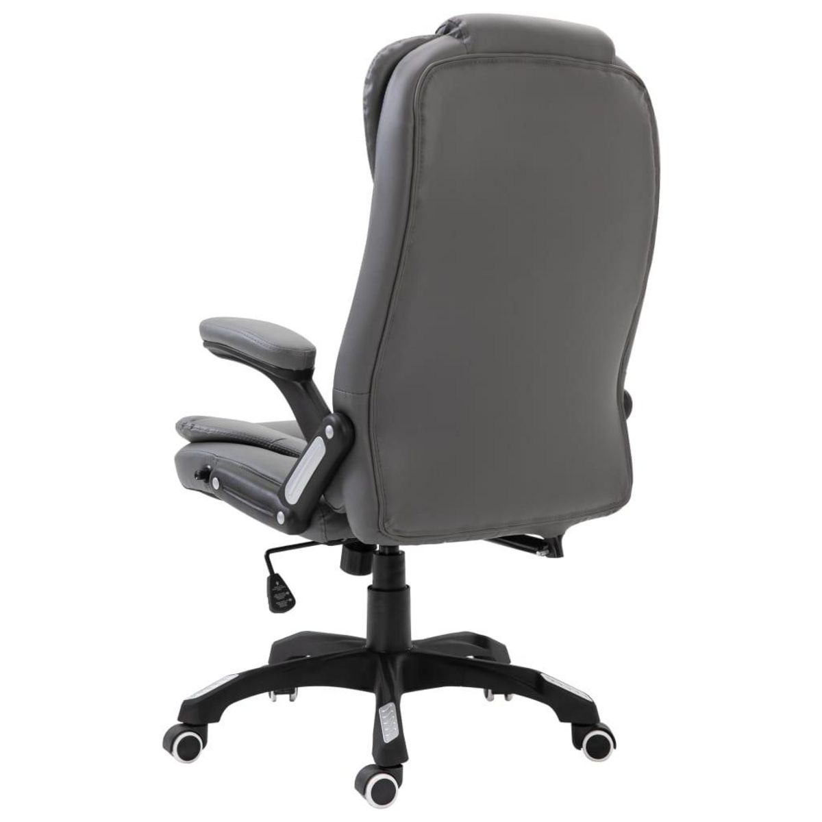 VIDAXL Chaise de bureau Anthracite Similicuir