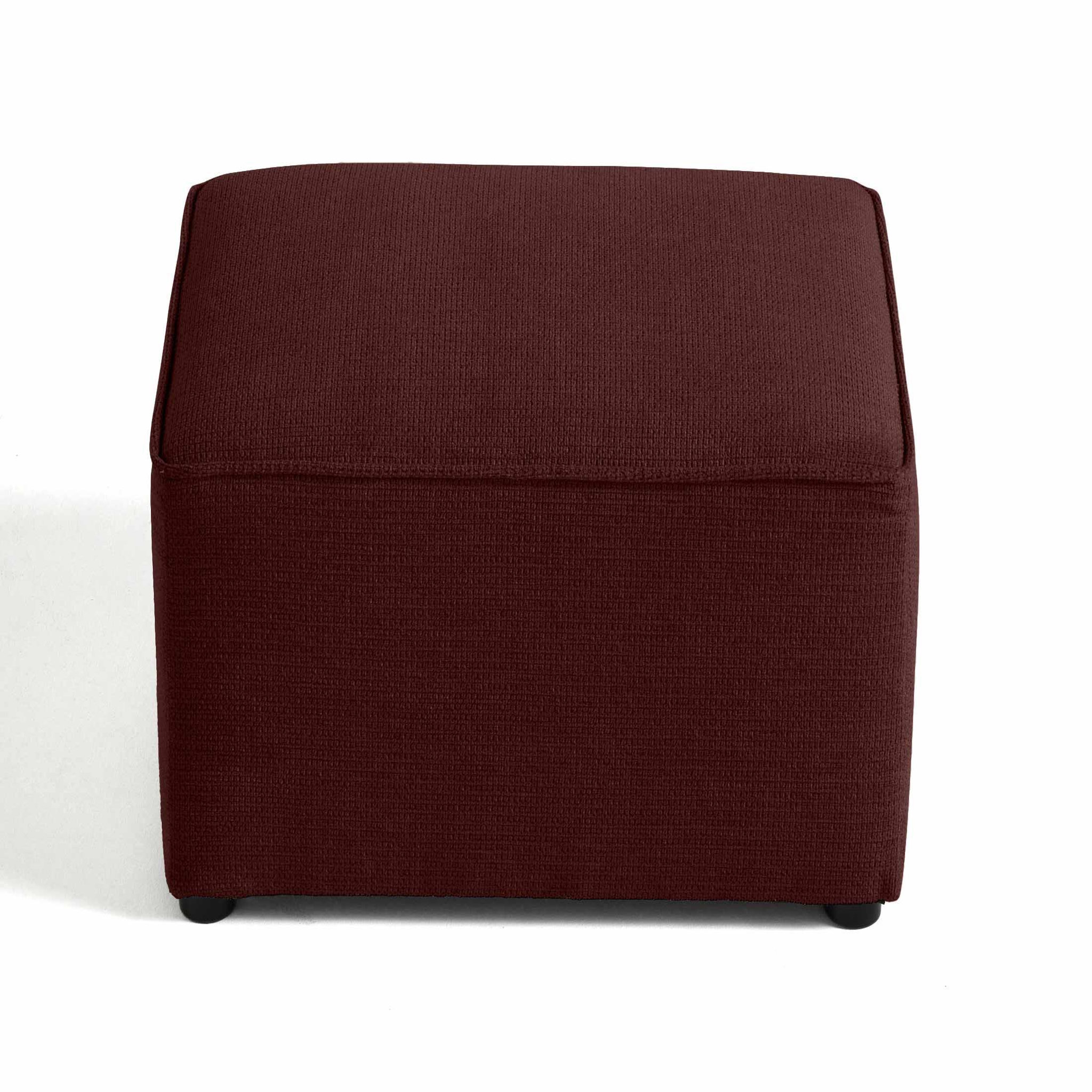 Voir la diapositive 4 : BEST MOBILIER Canopy - pouf - en tissu texturé