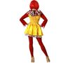 Voir la diapositive 4 : ATOSA Déguisement clown tueuse -femme - XS/S