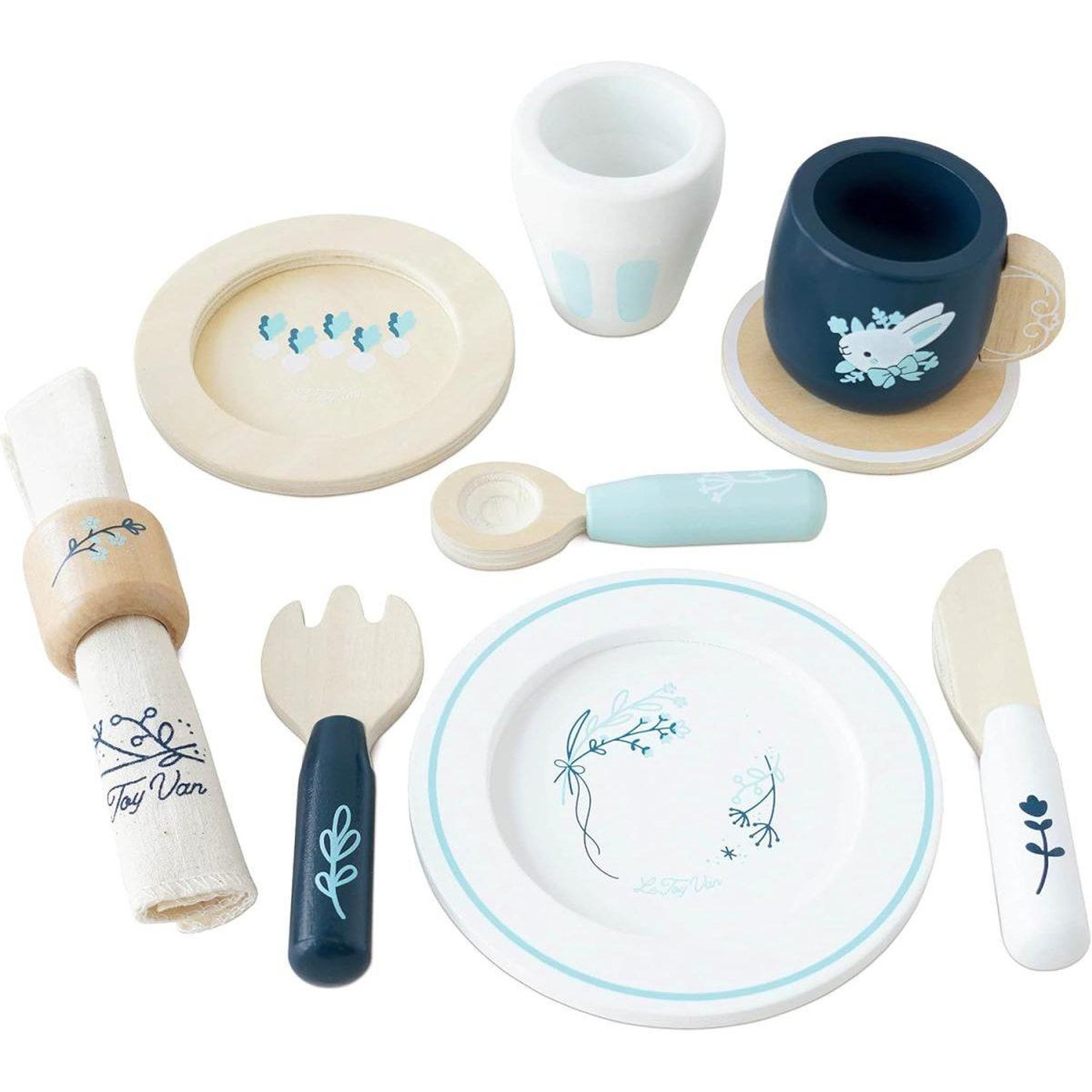 Le Toy Van La Dinette set pastel - 10 Pièces