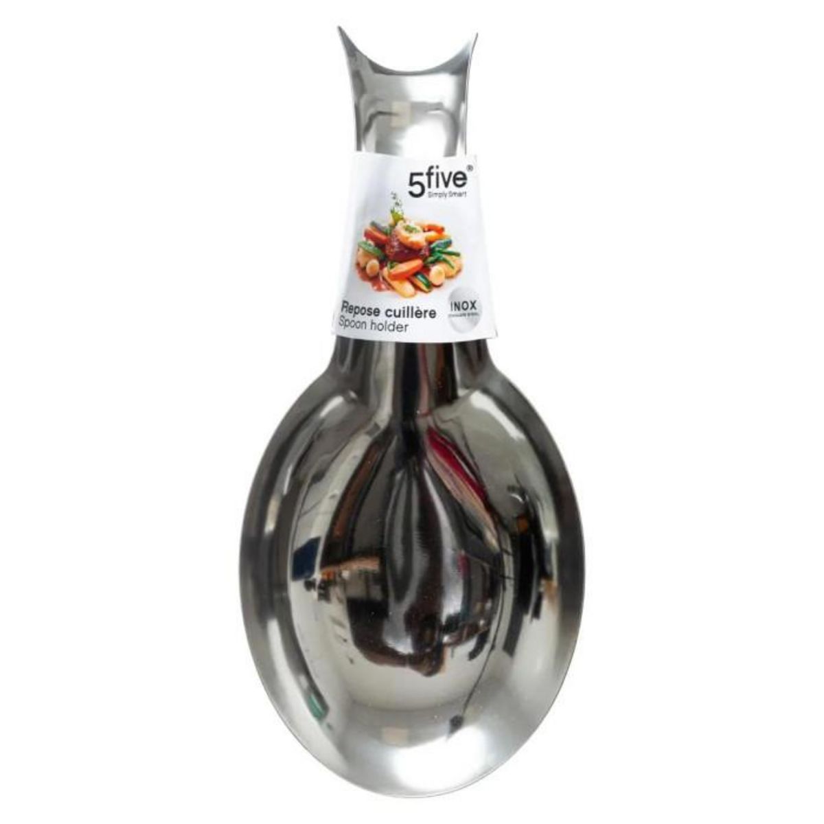 FIVE Repose Cuillère en Inox  Cuisiner  26cm Gris