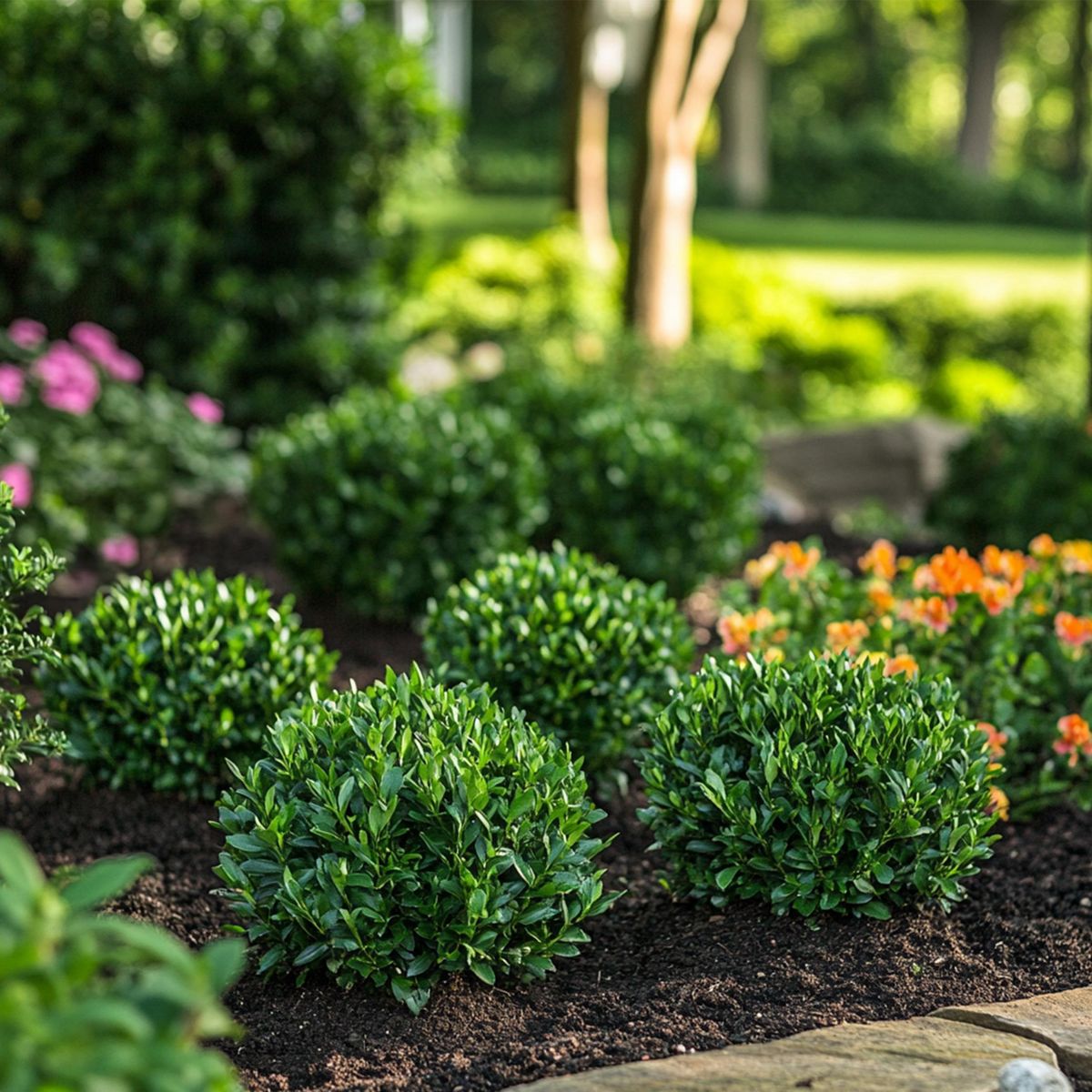 PLANT IN A BOX Houx crenelé - Set de 48 - Ilex crenata 'Jenny' - Hauteur 10-20cm - ⌀9cm