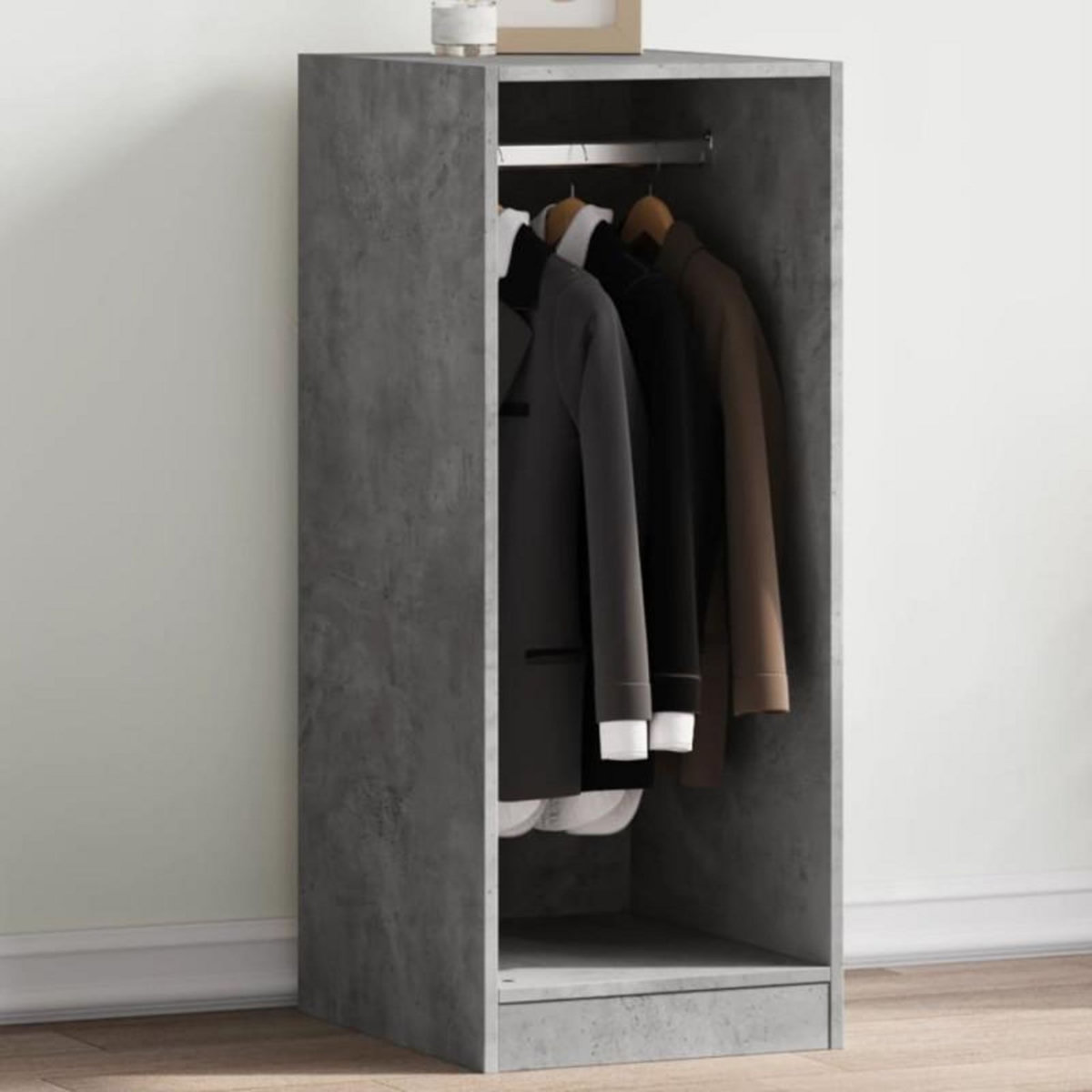 VIDAXL Garde robe gris béton 48x41x102 cm bois d ingénierie