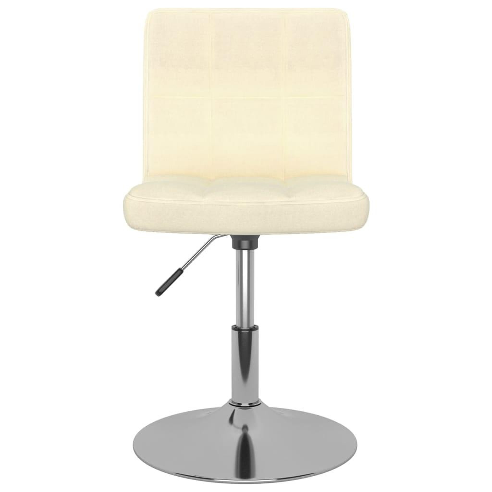 Voir la diapositive 4 : VIDAXL Chaises pivotantes a manger lot de 2 creme tissu
