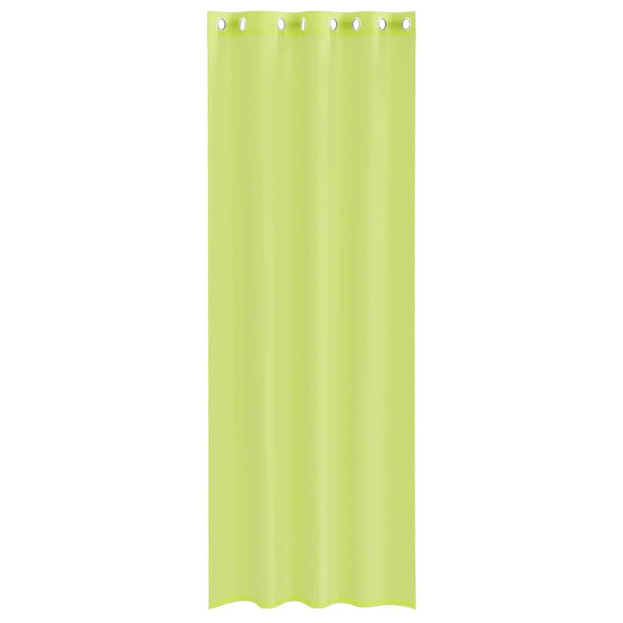 Voir la diapositive 4 : VIDAXL Rideaux en voile avec œillets 2 pcs vert pomme 140x260 cm