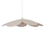 Voir la diapositive 2 : ATMOSPHERA Lampe Suspension Pétale  Naya  100cm Beige