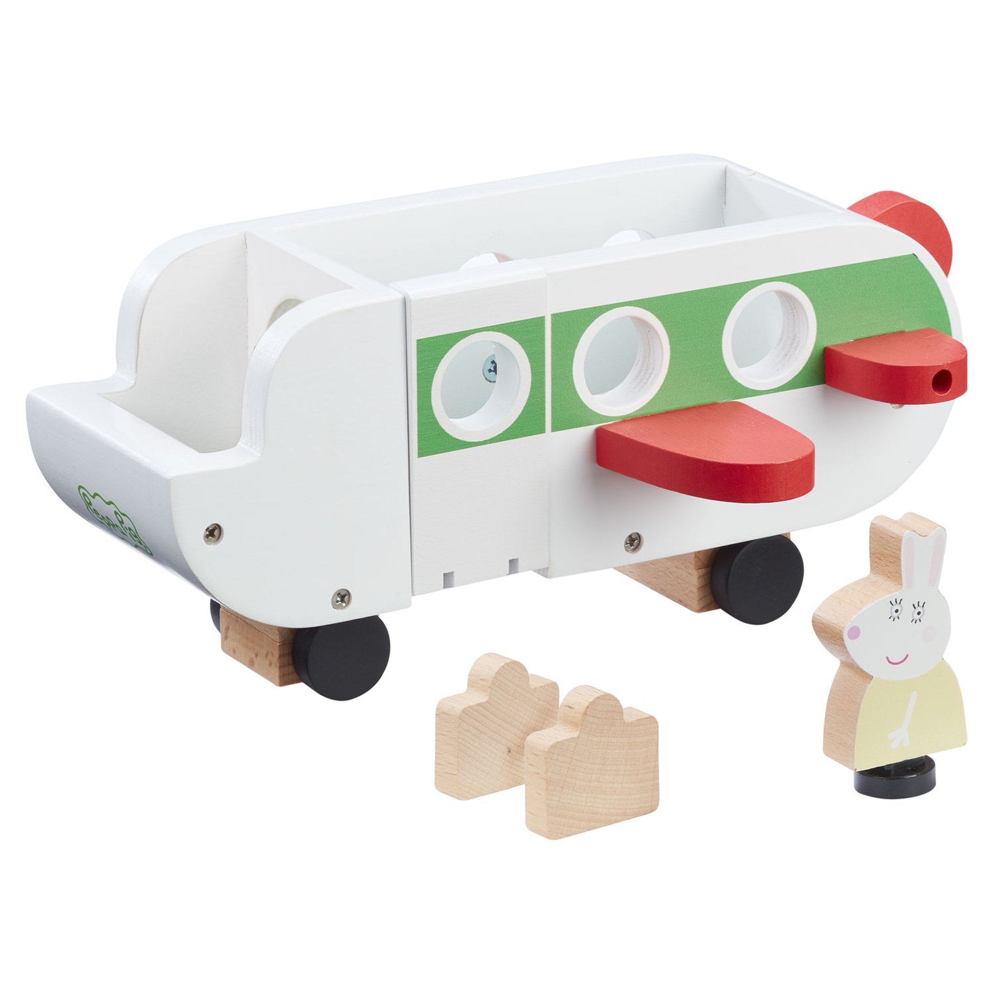 Voir la diapositive 1 : GIOCHI PREZIOSI Peppa Pig Avion en bois avec 1 personnage