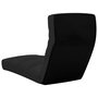 Voir la diapositive 4 : VIDAXL Chaise pliable de sol Noir Similicuir